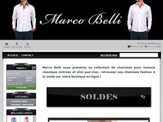 Marco Belli propose des chemises homme pas cher et a la mode