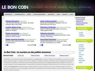 Bon coin, site de petites annonces gratuites