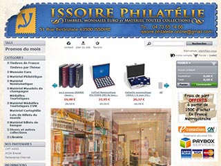 Issoire philatelie : Timbres, monnaies euro, matériel toutes collections