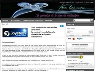 Free-tar, le spécialiste de la cigarette électronique