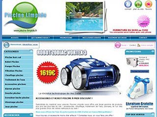 Piscine Limpide, robots et accessoires