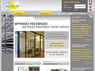 Actiflip, solutions de stockage industriel et de bureau