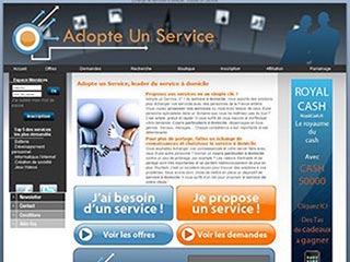 Adopte Un Service : Plate-forme d'échange de services