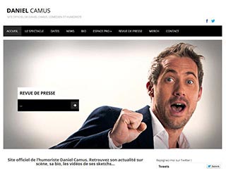 Daniel Camus : Site officiel du comédien et humoriste