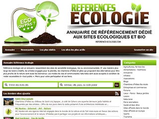 Référence écologie l'annuaire de sites bio et écolo