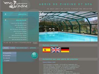 Abris de piscine et abris de spa Abris Venus Internationnal