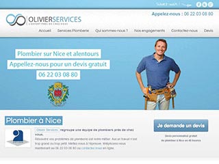 Travail de plombier sur Nice avec Olivier Services