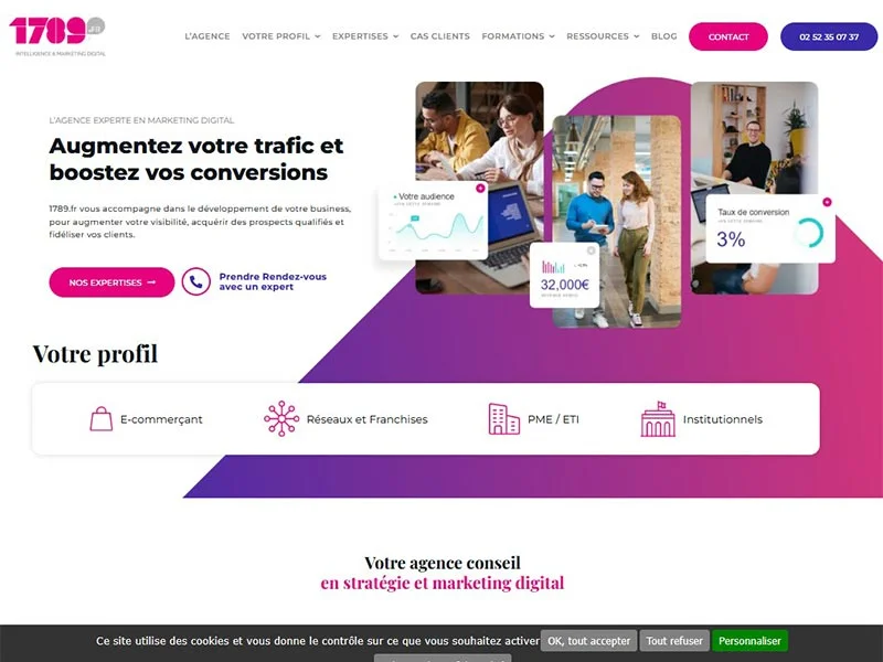 1789 : Agence webmarketing et référencement