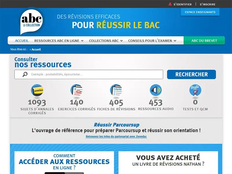 ABC BAC, annales BAC et BREVET