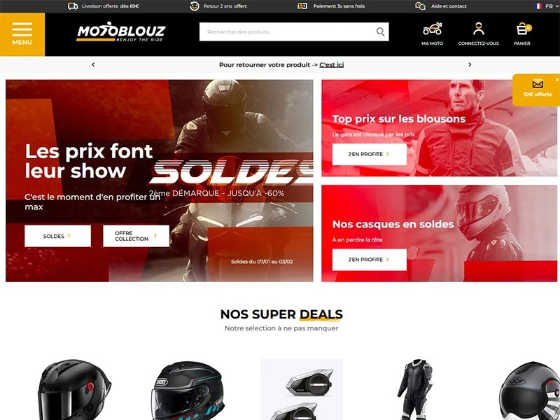 Motoblouz : Spécialiste de l’accessoire moto
