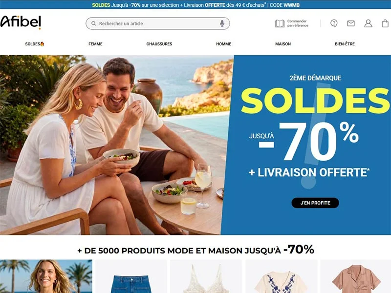 Afibel : Boutique pret à porter femme, homme, lingerie