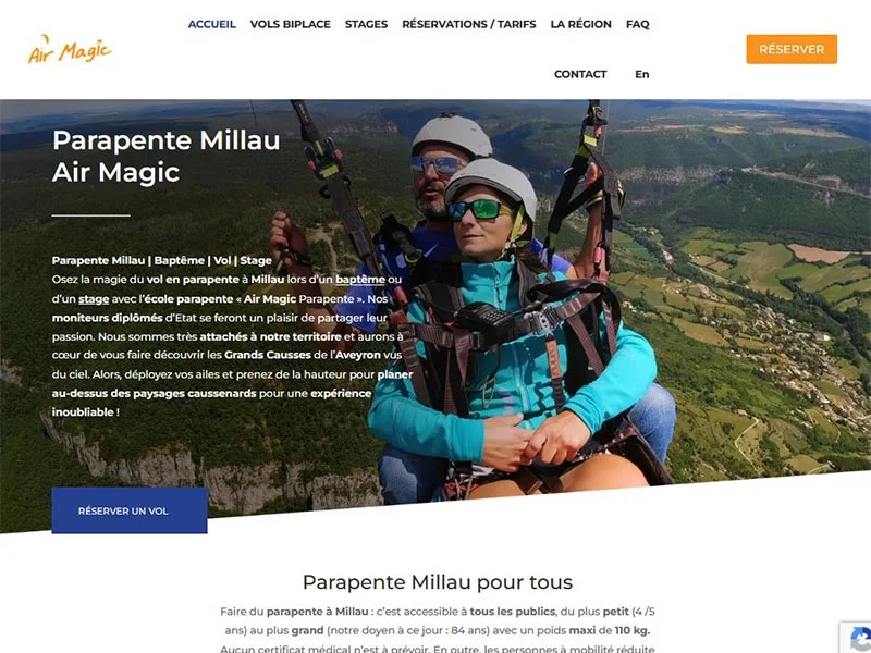 Air Magic Parapente, découvrez le parapente à Millau