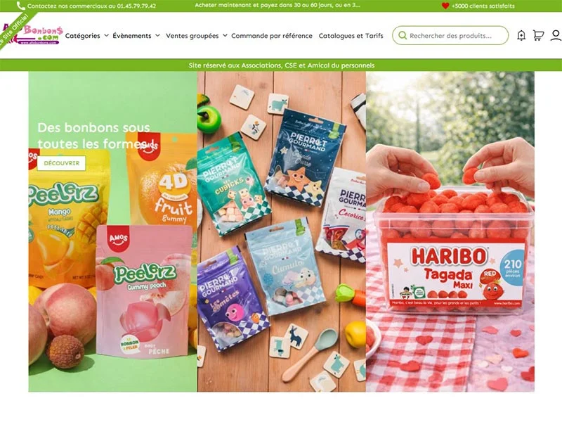 Allobonbons, vente en ligne de confiserie