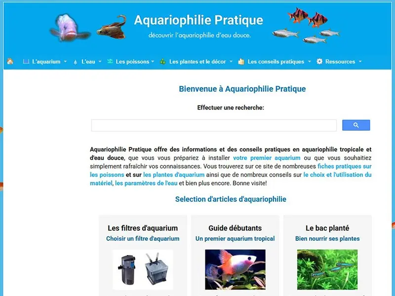 Aquariophilie pratique : Aquariophilie et poissons d'aquarium