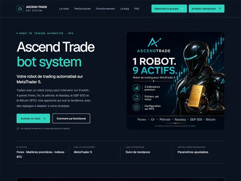 Ascend Trade : Robot de trading MetaTrader 5