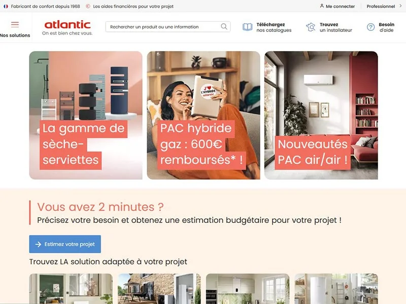 Atlantic, votre solution de confort thermique