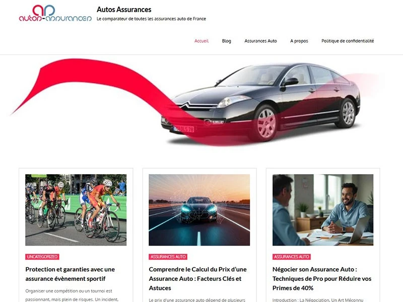Autos-assurances, comparateur d'assurances autos