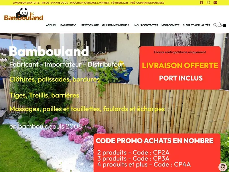 Bambouland, le partenaire des fous de bambous