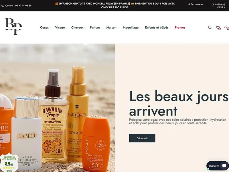 Beauté Promo, parfums et cosmétiques à prix réduits