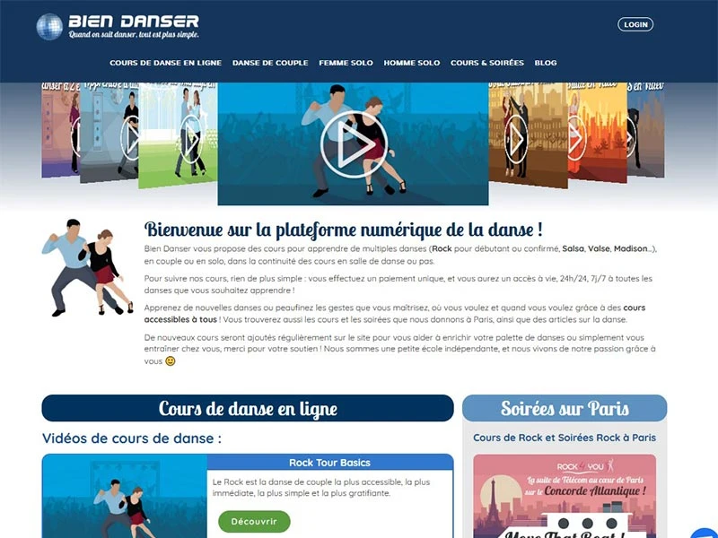 Bien Danser, cours de danse pour tous et danse de couple
