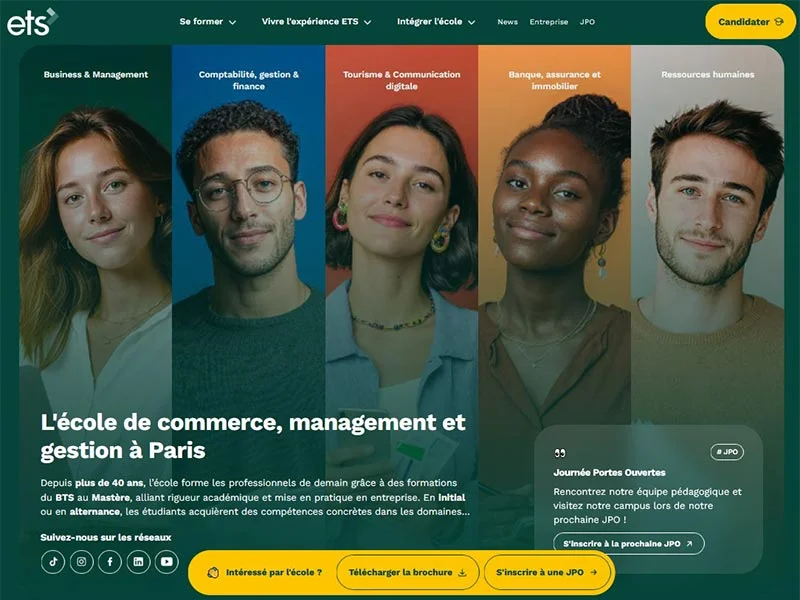 Bts MUC et autres formations proposées par ETS Paris