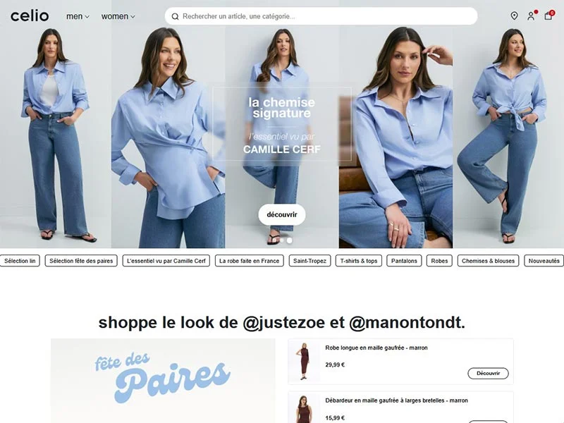Celio : Prêt à porter homme et femme