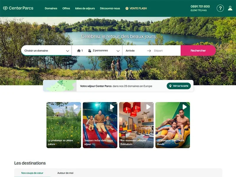 Center Parcs : Séjour et week-end en pleine nature