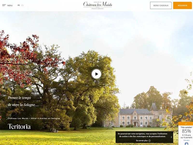 Chateau Les Muids, hôtel restaurant en Sologne