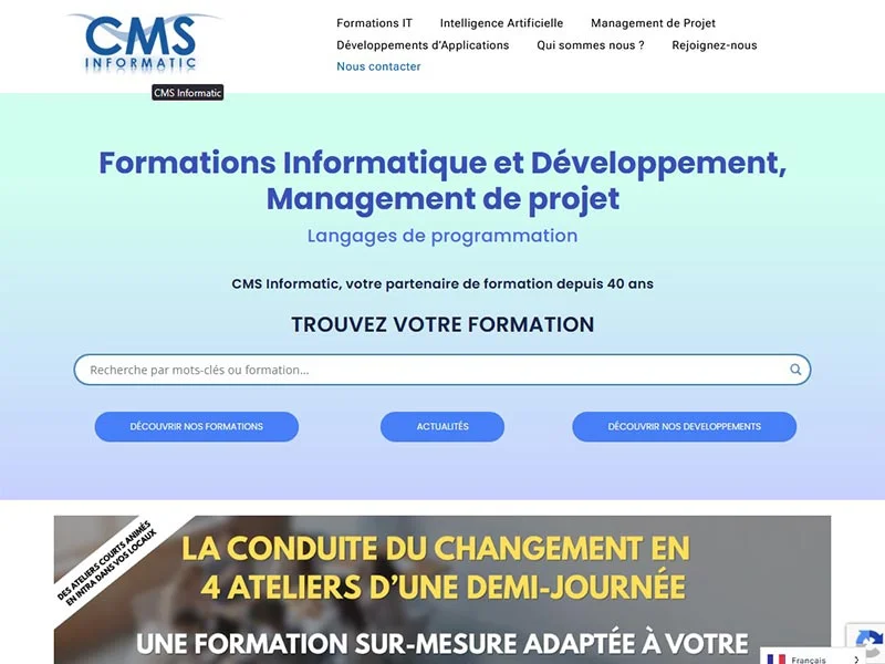 CMS Informatic, formations de qualité pour avancer