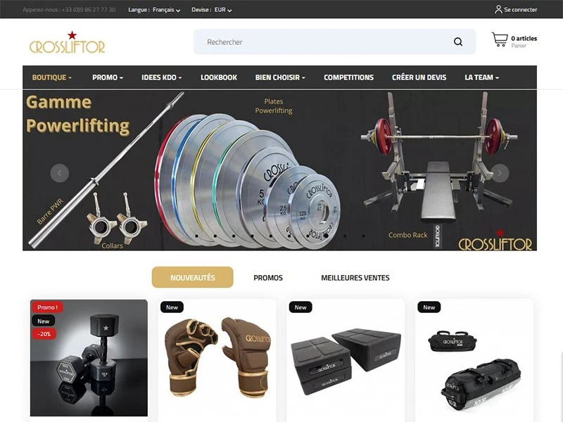 Crossliftor, 1er site de functional fitness