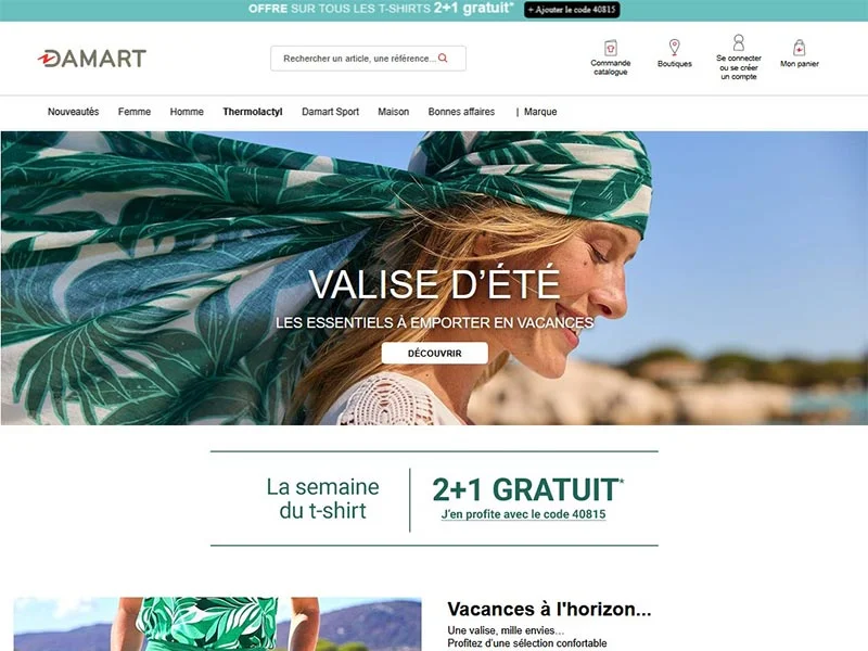 Damart : Mode femme, homme, enfant