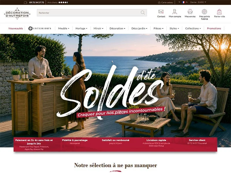 Décoration d'Autrefois : Votre boutique en ligne spécialisée dans la décoration