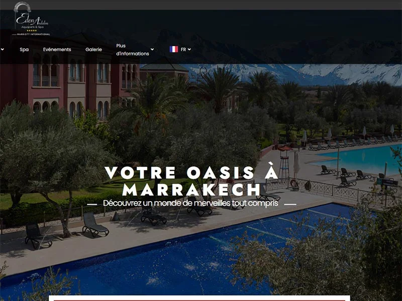 Eden Andalou, vacances à Marrakech