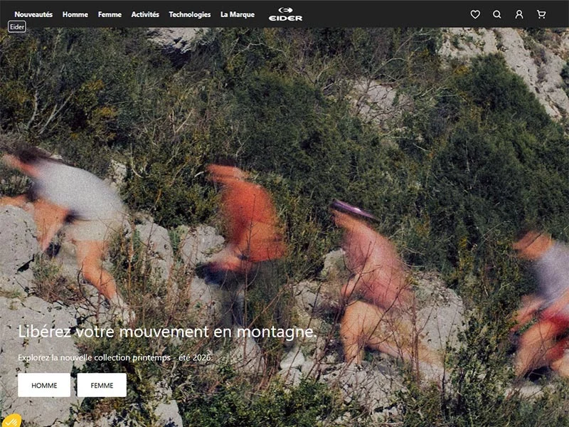Eidershop, le shop officiel de la marque Eider