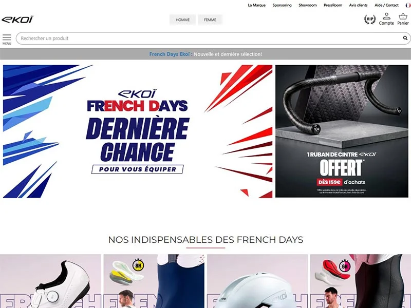 Ekoi : Equipement cycliste, route, VTT et triathlon
