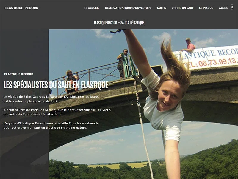 Elastique Record : Club de saut à l'élastique en France
