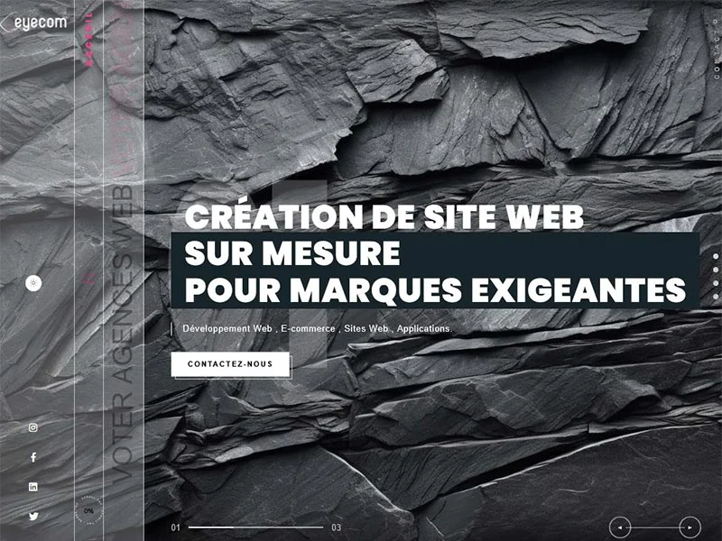 Eyecom, conception et hébergement de site web