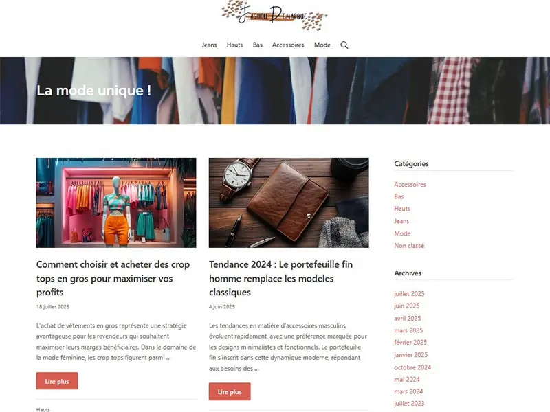 Fashion Démarque, modes pour hommes et femmes