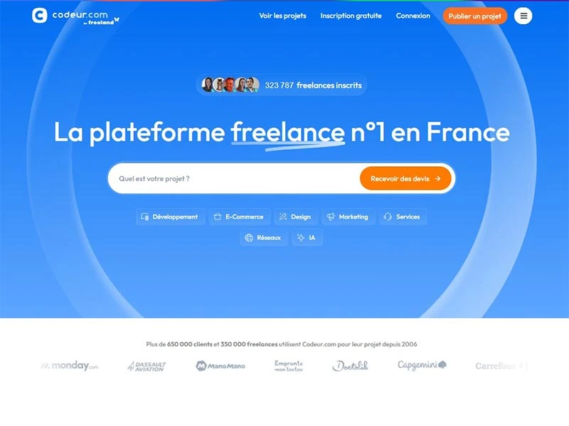Freelance : Devis de prestataires