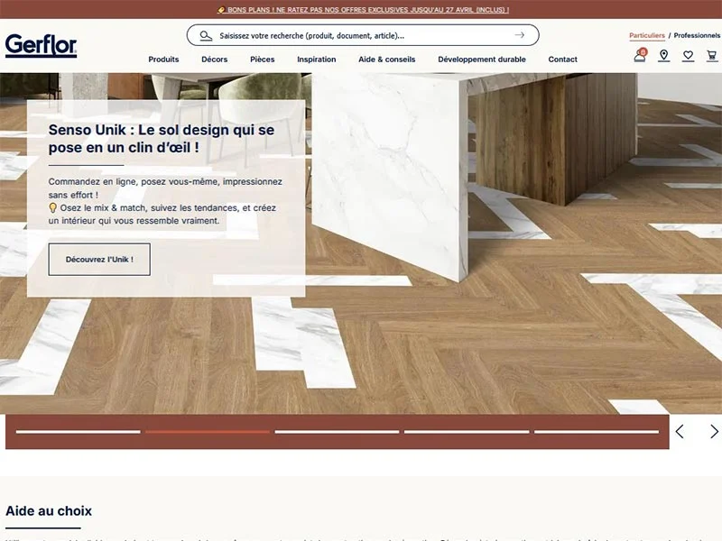 Gerflor : Spécialiste du revêtement de sol et mural