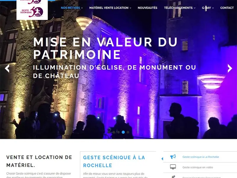 Geste scenique, production de spectacle vivant