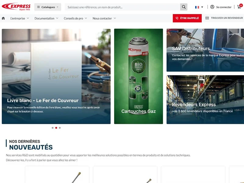 Guilbert Express, outillage soudure et outils chauffants