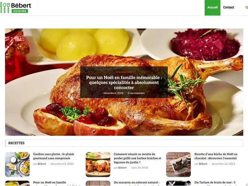 Idée Recette Facile, site de recettes de cuisine pour tous