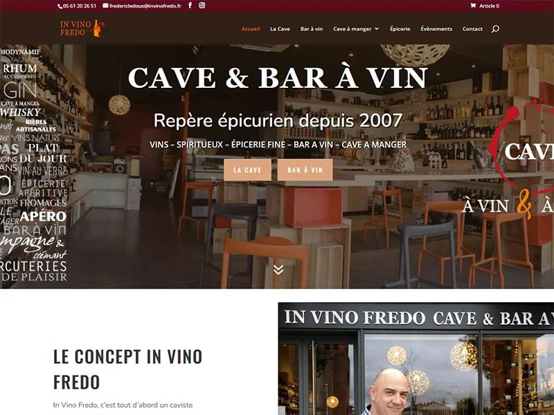 In Vino Fredo, cave et bar à vin à Balma