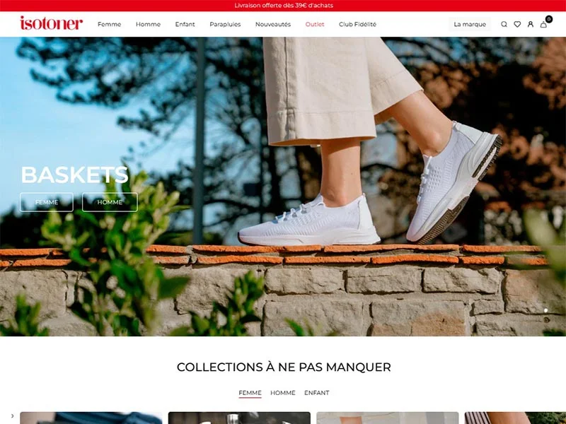 Isotoner : Chaussons, sandales, tongs dédiés au confort au quotidien