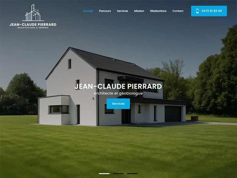 Jean-Claude Pierrard, architecte dans la province de Luxembourg