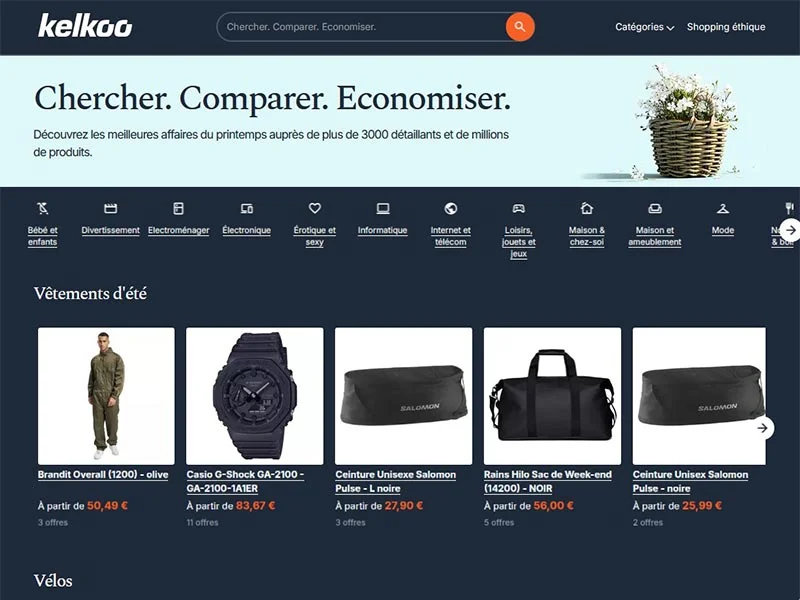Kelkoo, le comparateur de prix sur internet