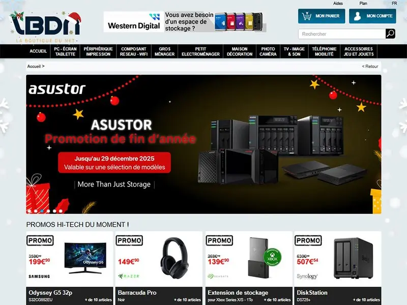La boutique du net, vente de produits high-tech