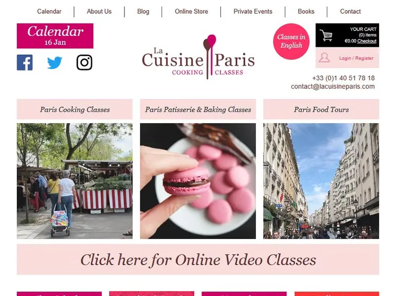 La Cuisine Paris, cours culinaires