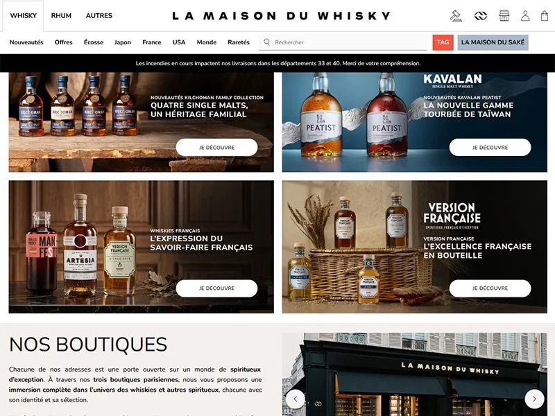 La Maison du Whisky, le spécialiste depuis 1956